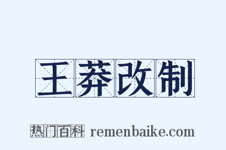 王莽改制是什么意思的图片